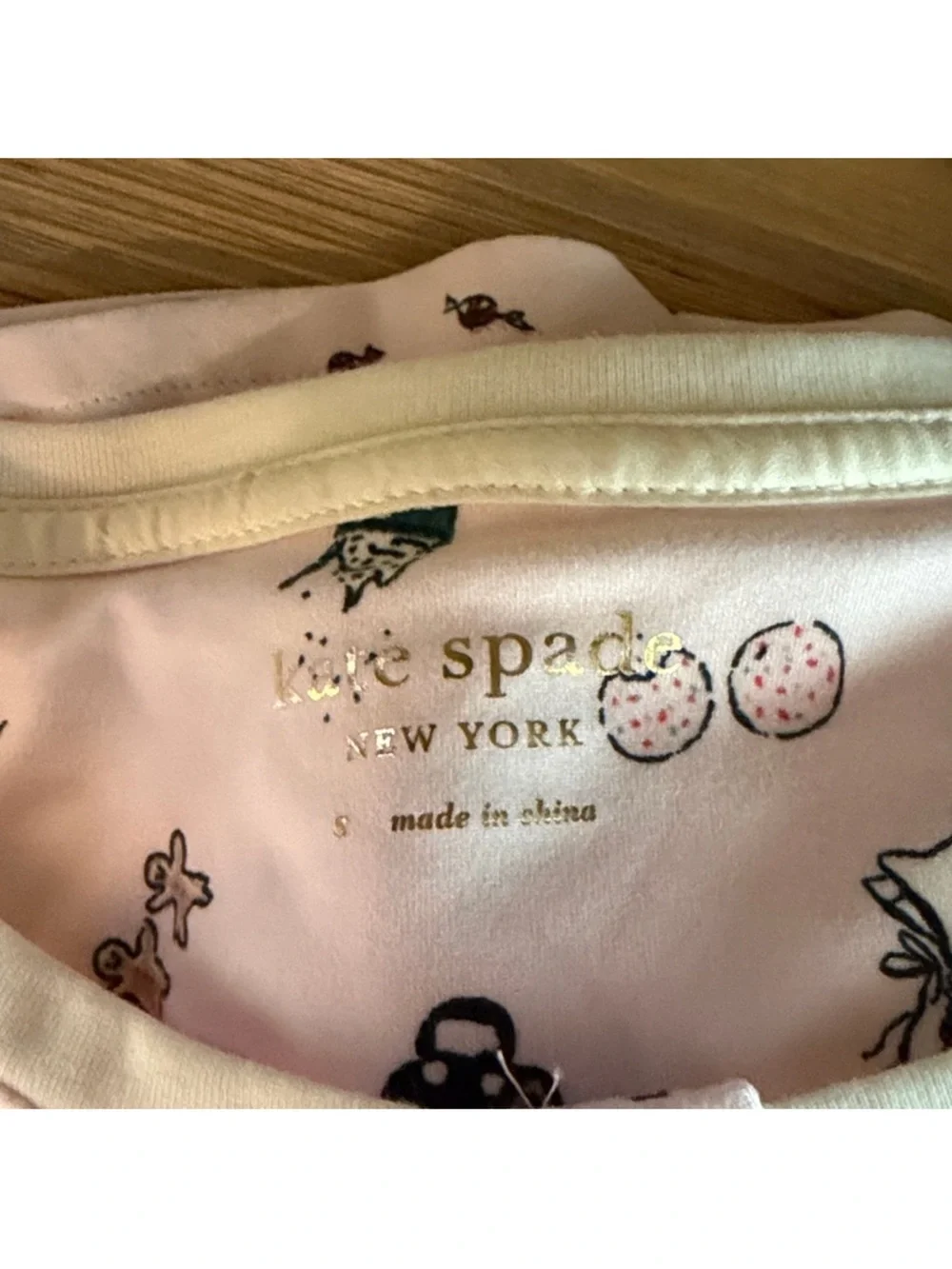 Kate Spade Henley Holiday Pajama Set